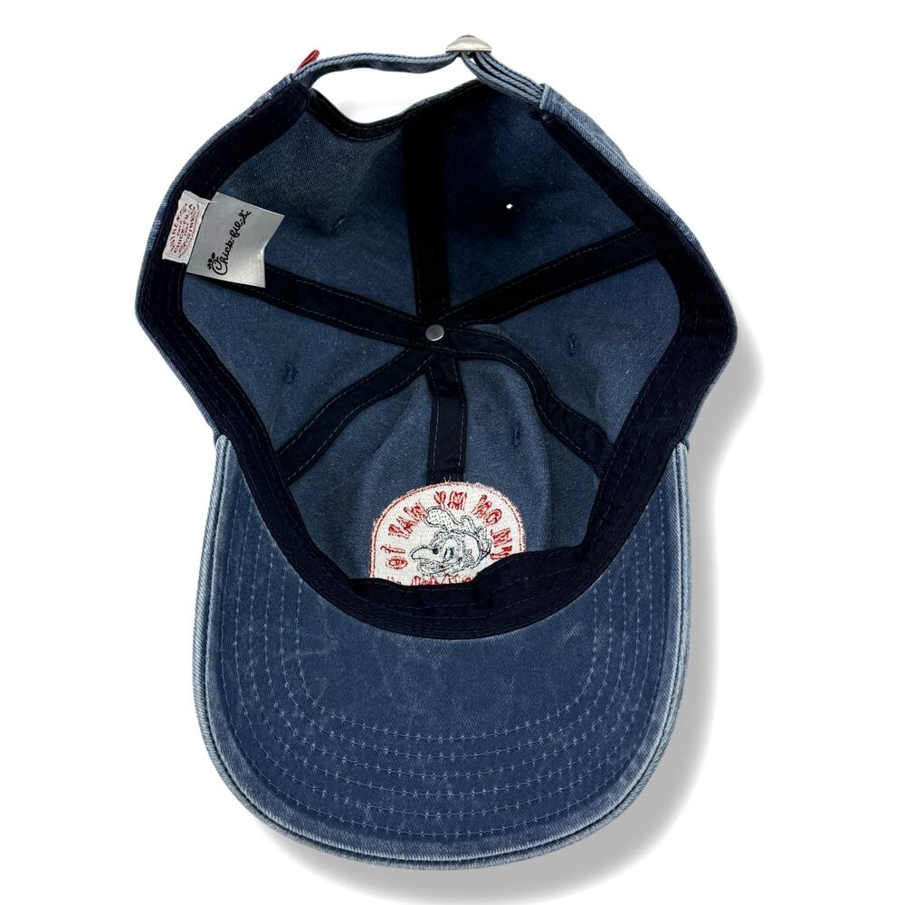 On My Way To Chick Fil A Denim Blue Baseball Hat Cap One Size Adjustable Uniform - Picture 7 of 8